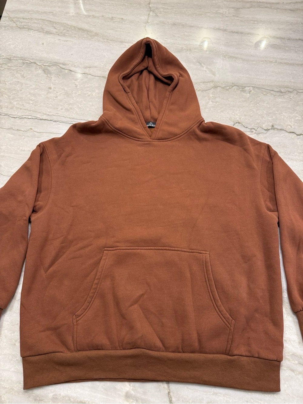 Women’s Brown Pullover Hoodie - Classic Casual Sweatshirt